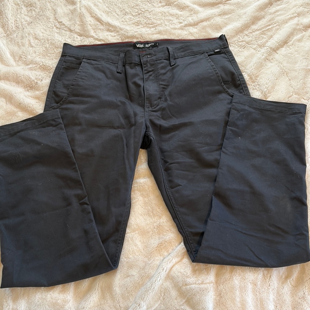 Vans pants grey color